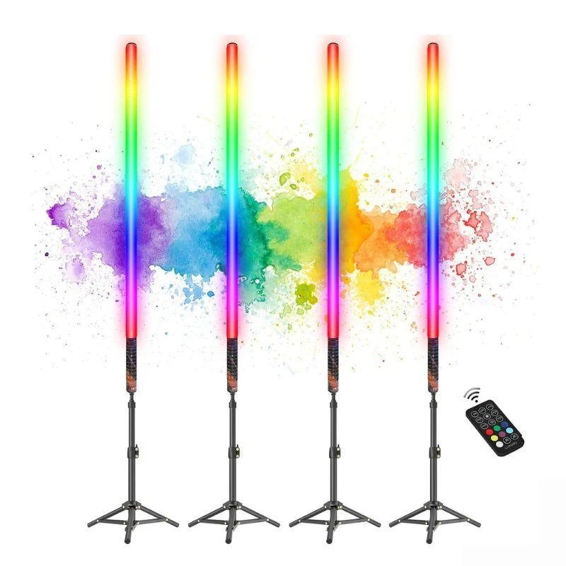 Bastão Led 120 Mood Kit 4 E-Reise RGB