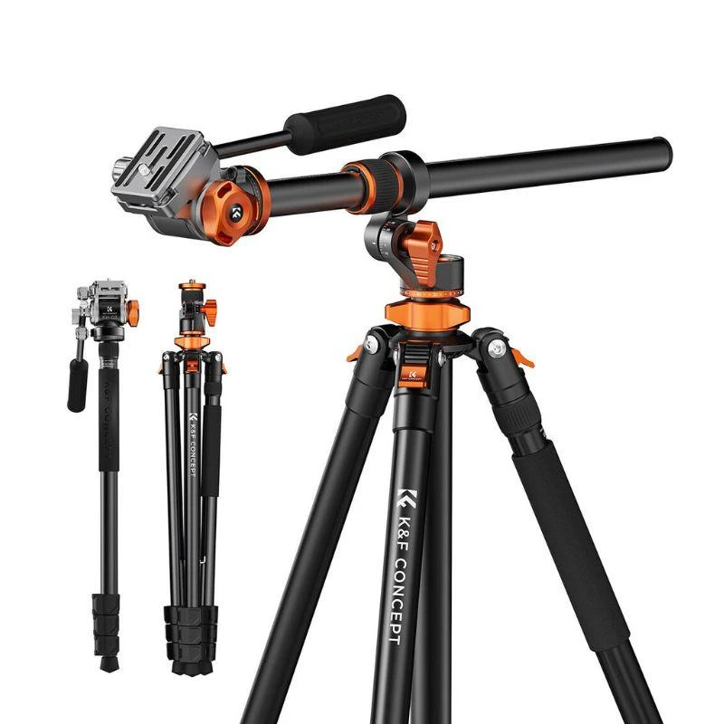 Tripe K&F Concept T254A7  FH-03 Video Tripod  Fluid Head