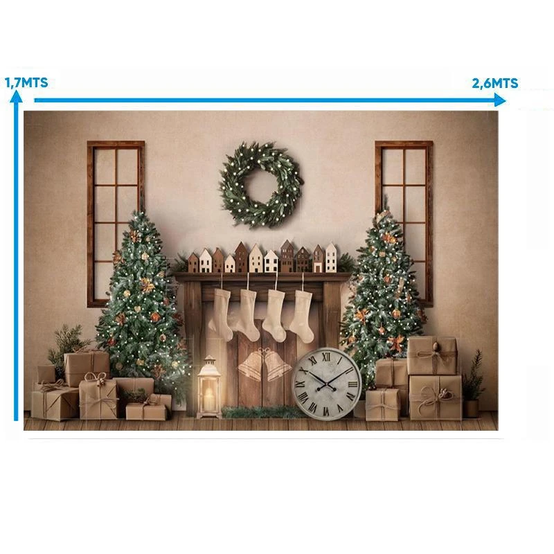 Fundo Fotografico de Natal 785H (260X170CM)