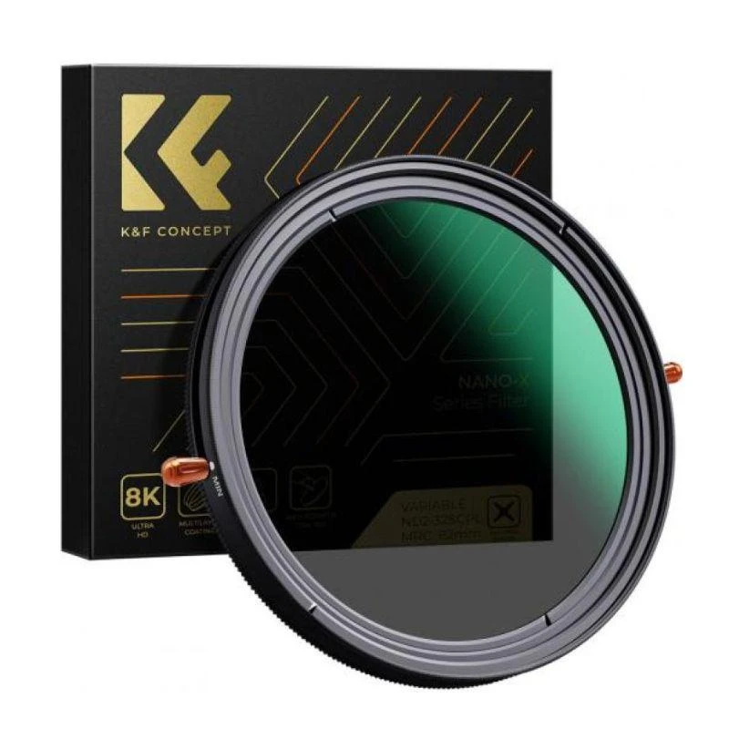 Filtro K&F Nano-X 82MM ND2-32 + CPL