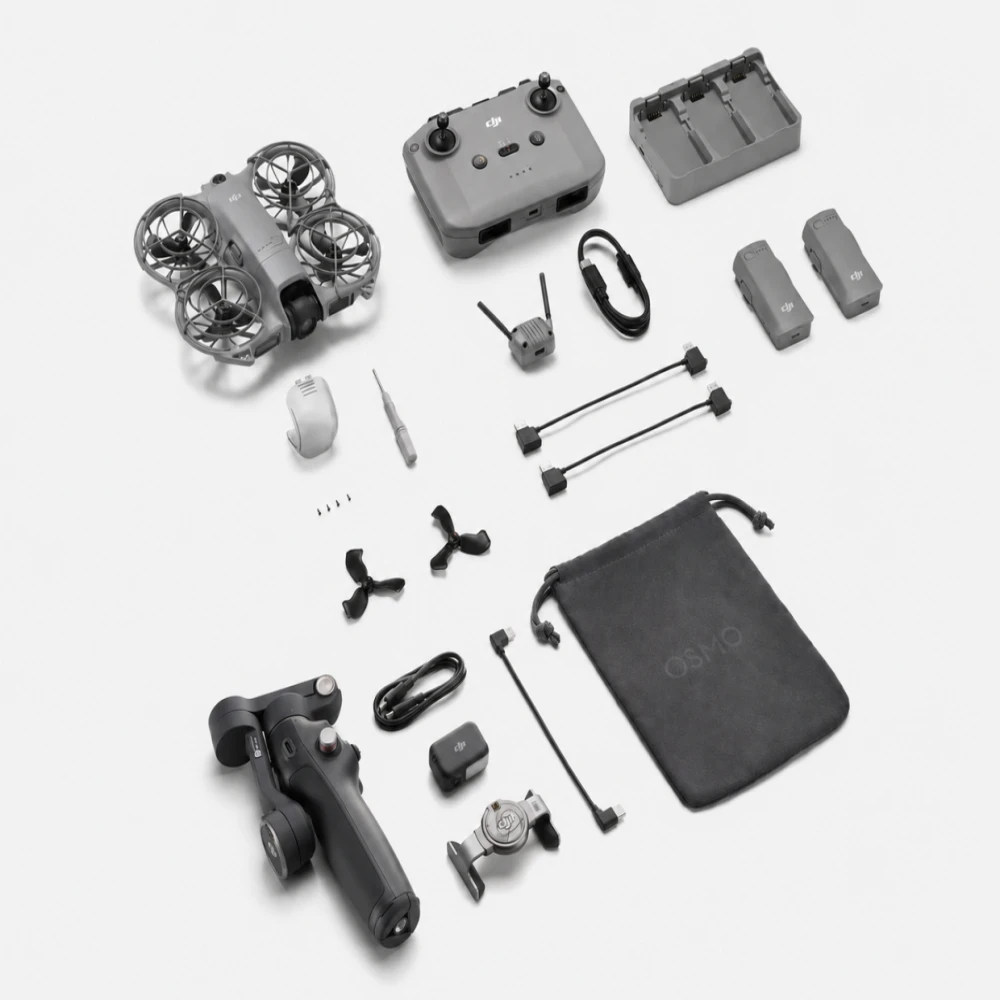 Combo Drone Dji Neo 2 FLY More Combo + Osmo Mobile 8
