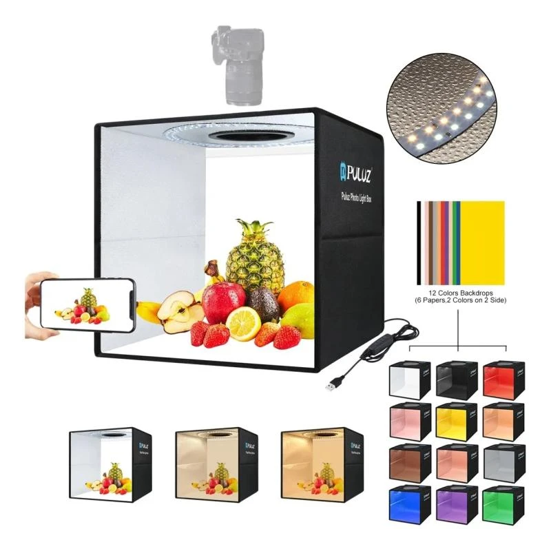Caixa de luz dobrável PULUZ  para fotografia/40CM