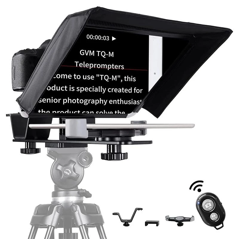Teleprompter GVM TQ-M Para Celular / Tablet