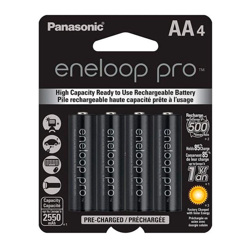 Pilhas Recarregavel Panasonic Eneloop Pro AA4 (2550 mAh)