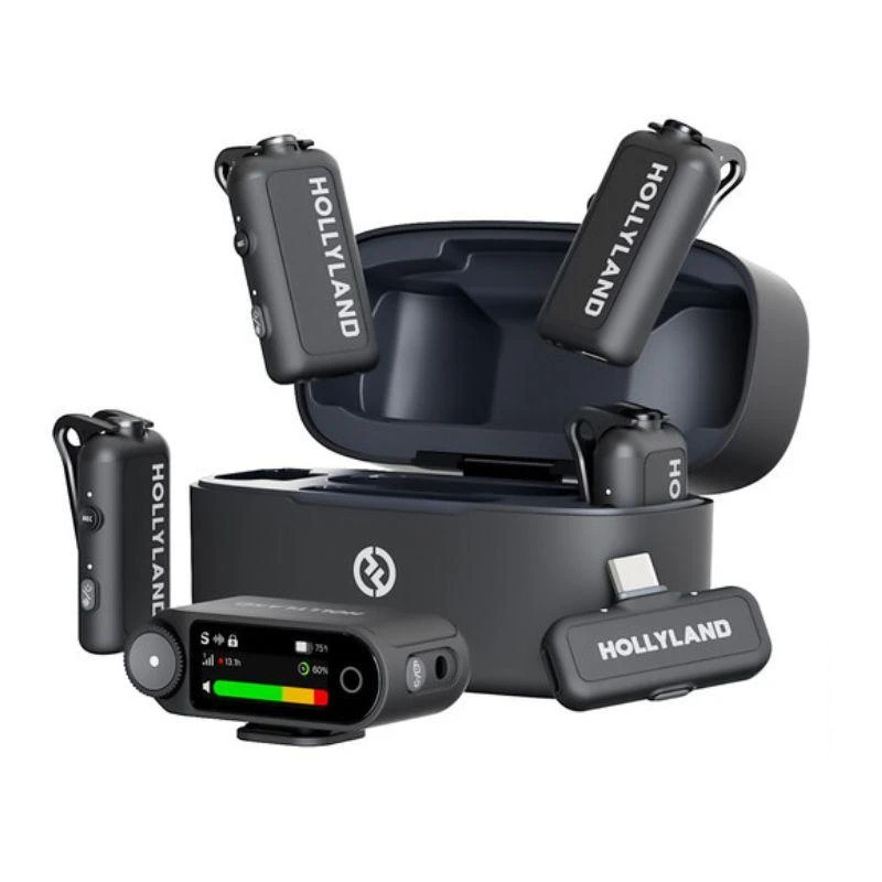 Microfone Hollyland Lark Max 2 Combo 4-Person Wireless