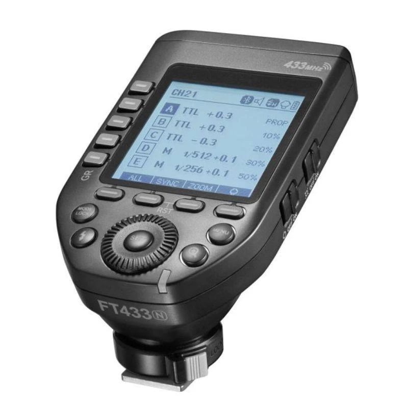 Disparador de Flash Sem Fio Godox FT433N para Nikon