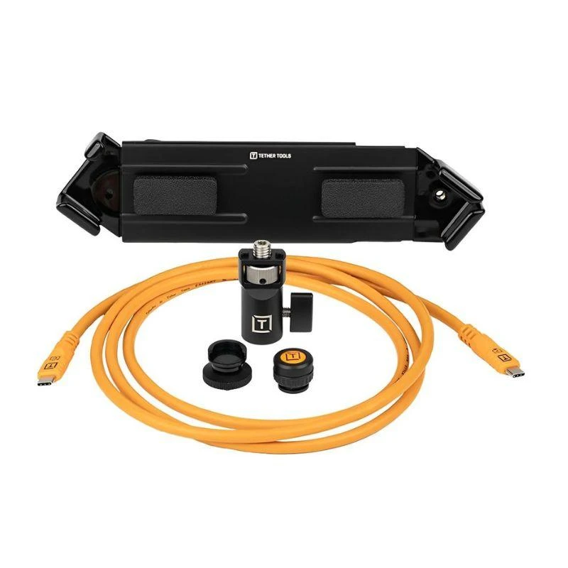 Kit Cabo USB-C para USB-C Tether Tools para Câmera - 1,8 metros + Suporte para Tablet 8,7" a 14" (MTATS)