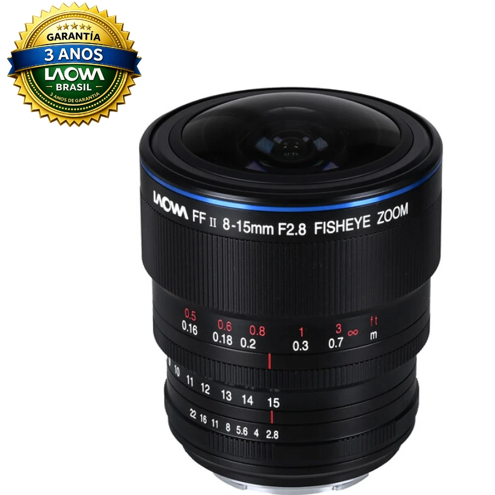 Lente Laowa 8-15MM F/2.8 FISHEYE MF LENS Sony
