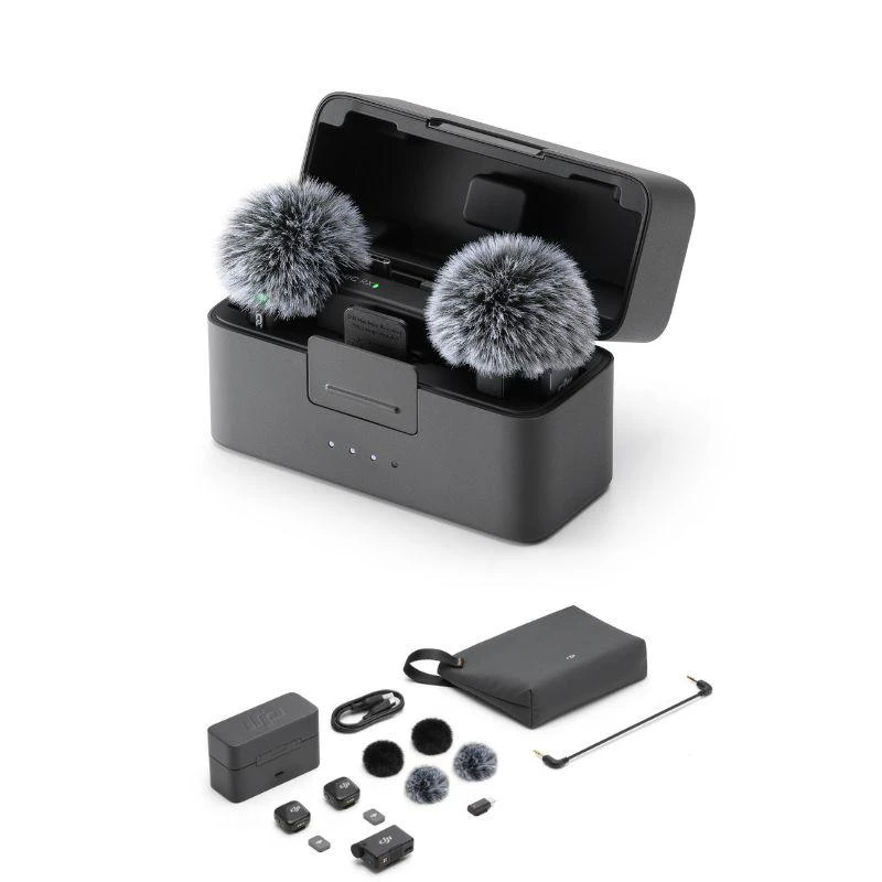 Microfone Wireless Dji Mic Mini (2 Tx + 1 Rx + Charging Case)