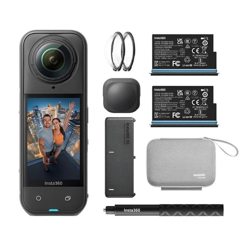 Camera Insta360 X5 Action Cam 8K Essentials Bundle CINSAAHA (X504)