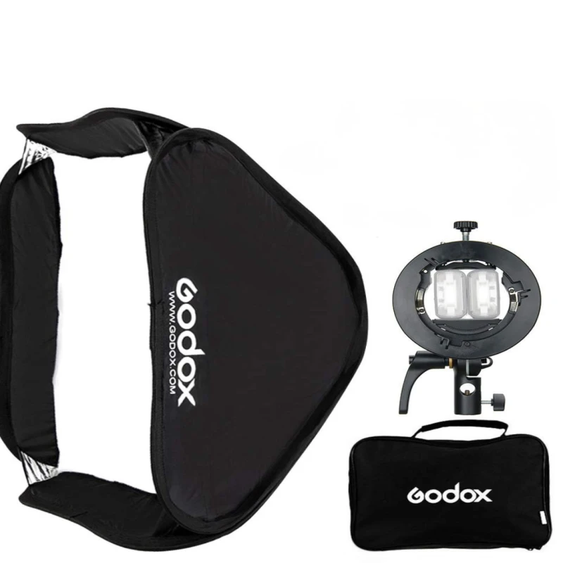 SOFTBOX GODOX 80X80 CON BRACKET TYPE S