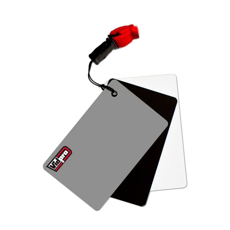 Conjunto de cartões de balanço de branco VIDPRO WB-7