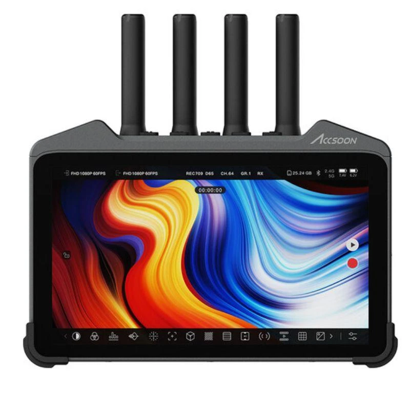 Monitor Wireless TX/RX Accsoon Cineview M7 Pro 7" 4K Rec.