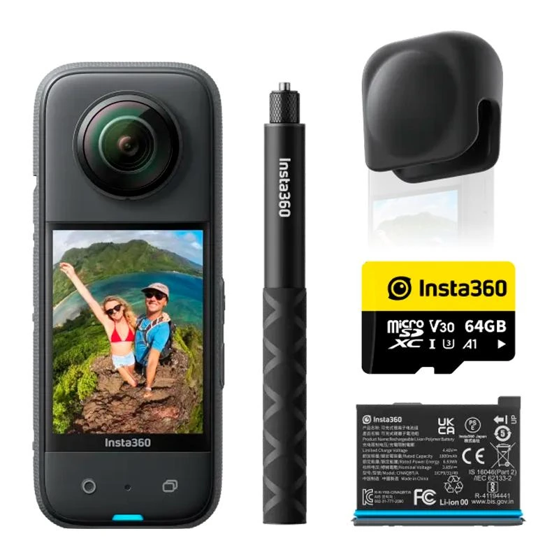 Câmera De Ação INSTA360 X3 Kit Adventure