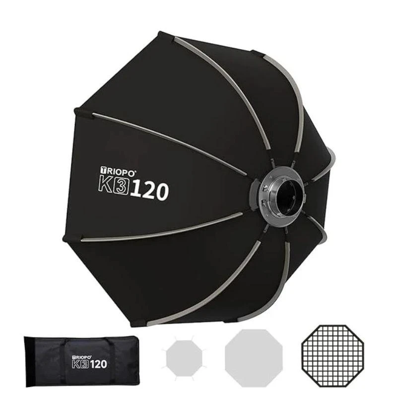 Octabox Triopo K3-120 C/Grid (Bowens)