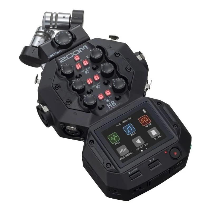 Gravador De Áudio Zoom H8
