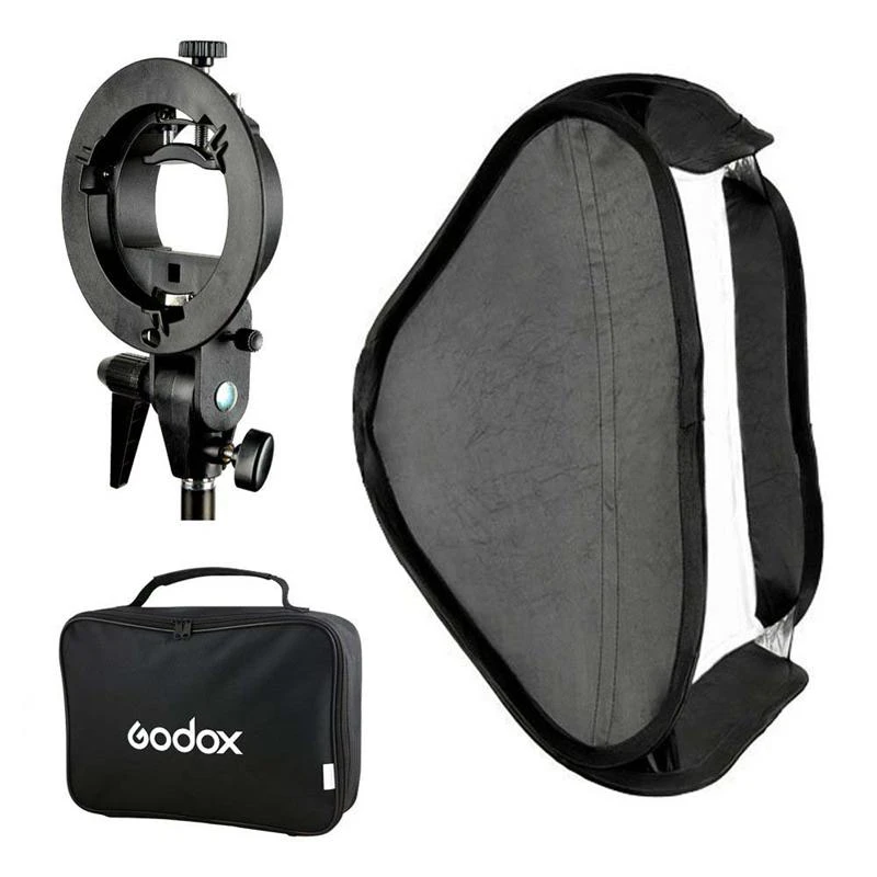 Softbox Godox 40X40 C/ Suporte Tipo S