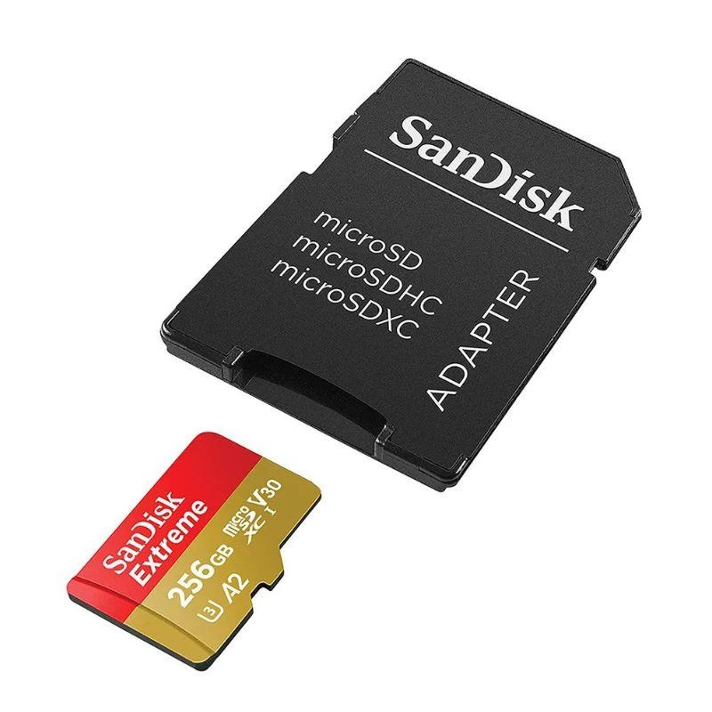 Mem Micro Sd 256Gb Sandisk Extreme 190-130Mb/S U3 4K