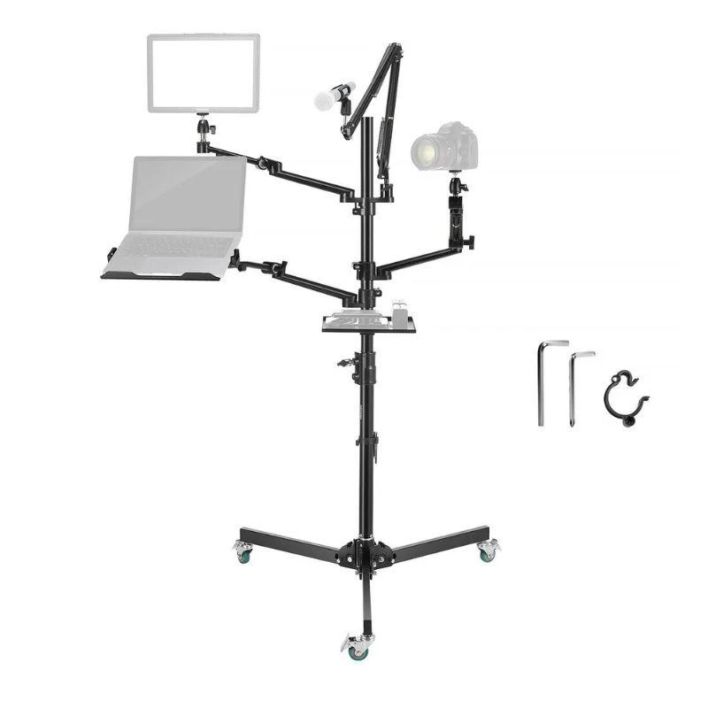 Suporte De Chão Multi-Montagem Neewer DS010 Para Transmissão Ao Vivo Móvel