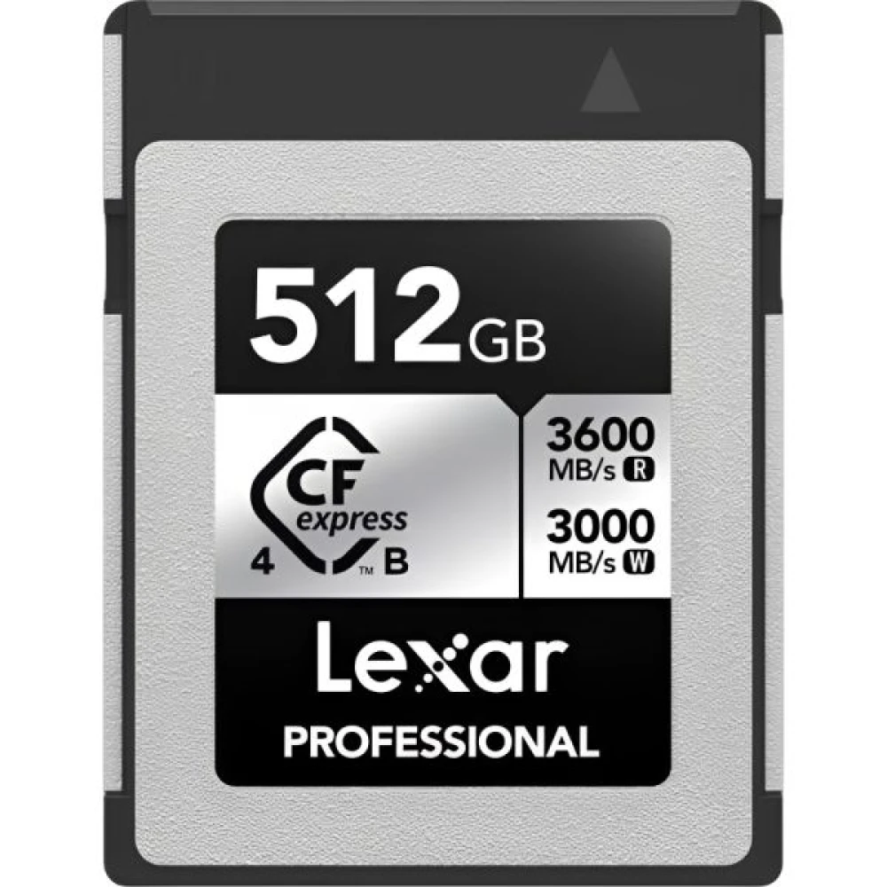 Memória CFExpress 4.0 Lexar Professional Silver Tipo B 3600-3000 MB/S 512GB (LCXEXS4512G-RNENG)