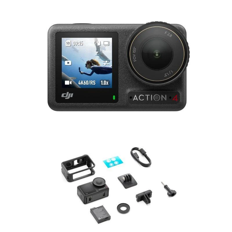 Filmadora Dji Action 4 Standard Combo