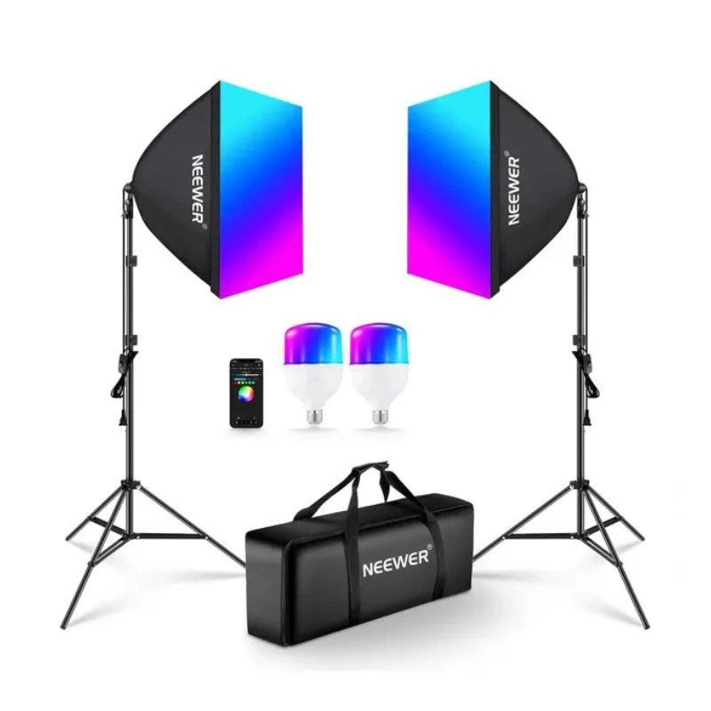 Kit De Iluminação  Neewer NK800 RGB (60x60cm)