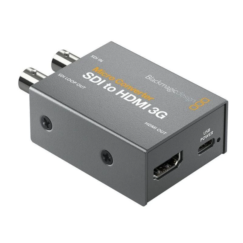 Micro Conversor Blackmagic Design SDI a HDMI 3G C/Fonte (CONVCMIC/SH03G/WPSU)