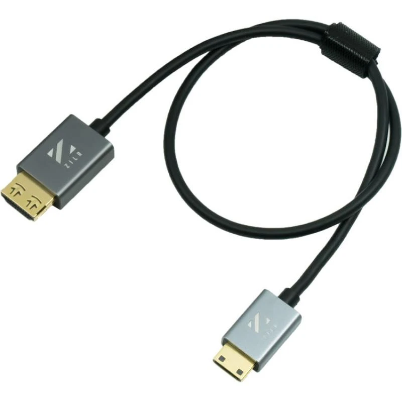 Cabo HDMI Zilr High Speed 10 Bits 4K Hd Ethernet HDMI Tipo A Para Tipo C Mini 45CM