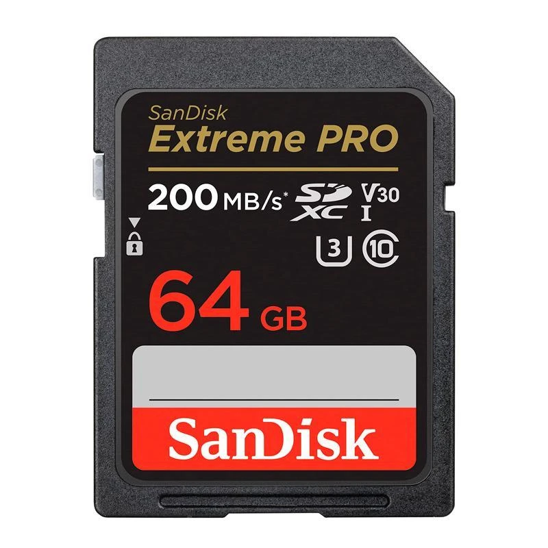 Cartão De Memória SD 64GB SanDisk Extreme Pro 200-90MB U3 4K