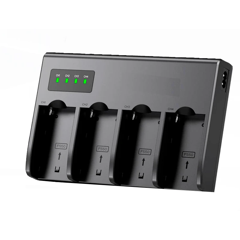 Carregador De Bateria NP-F970 C/ 4 Espaços