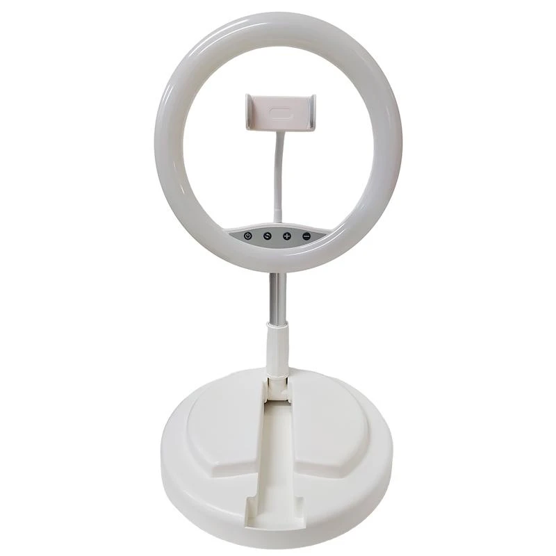 Aro Led 30CM Con Base / Branco 