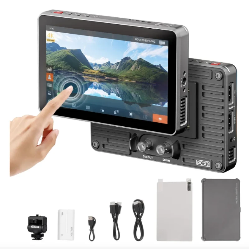 MONITOR VILTROX DC-X3 FHD 2000 NITS 6" HDMI/SDI IN