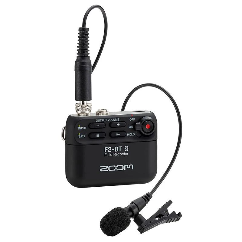 Gravador De Audio Zoom F2 BT Bluetooth