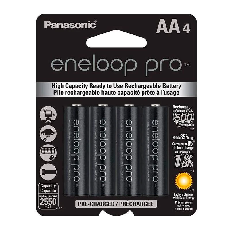 Pilhas Recarregavel Panasonic Eneloop Pro  AA4