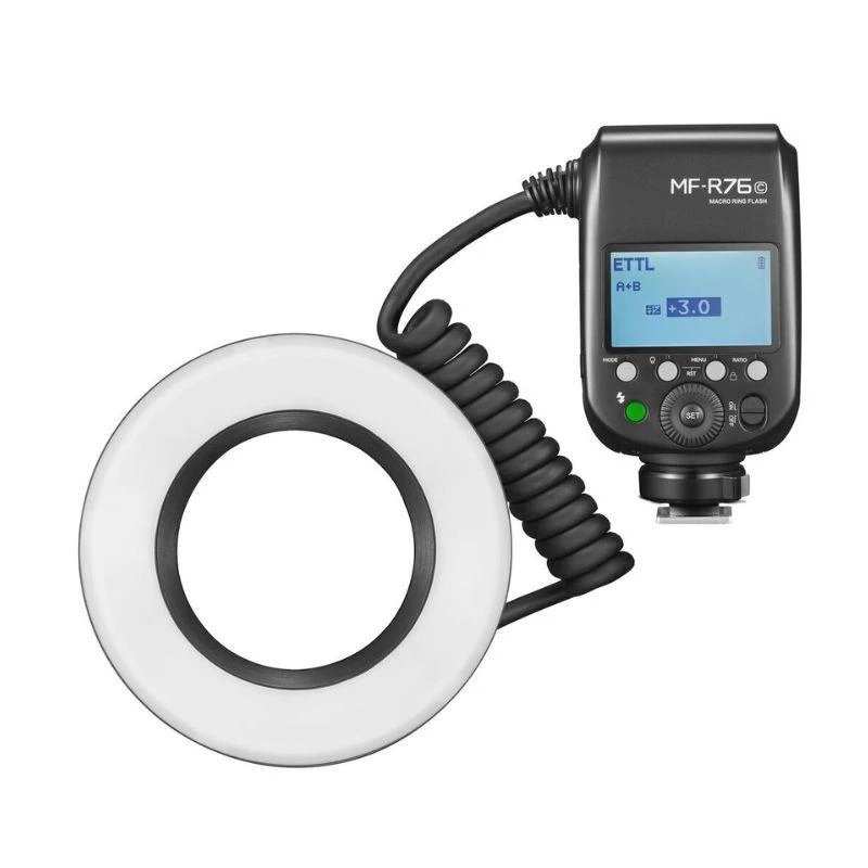 Flash Anular Godox Macro MF-R76 Canon