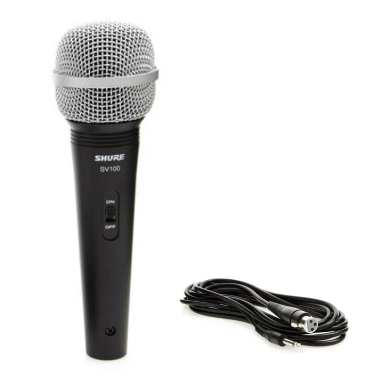 Micrófone Shure SV100 Con Cabo - Preto