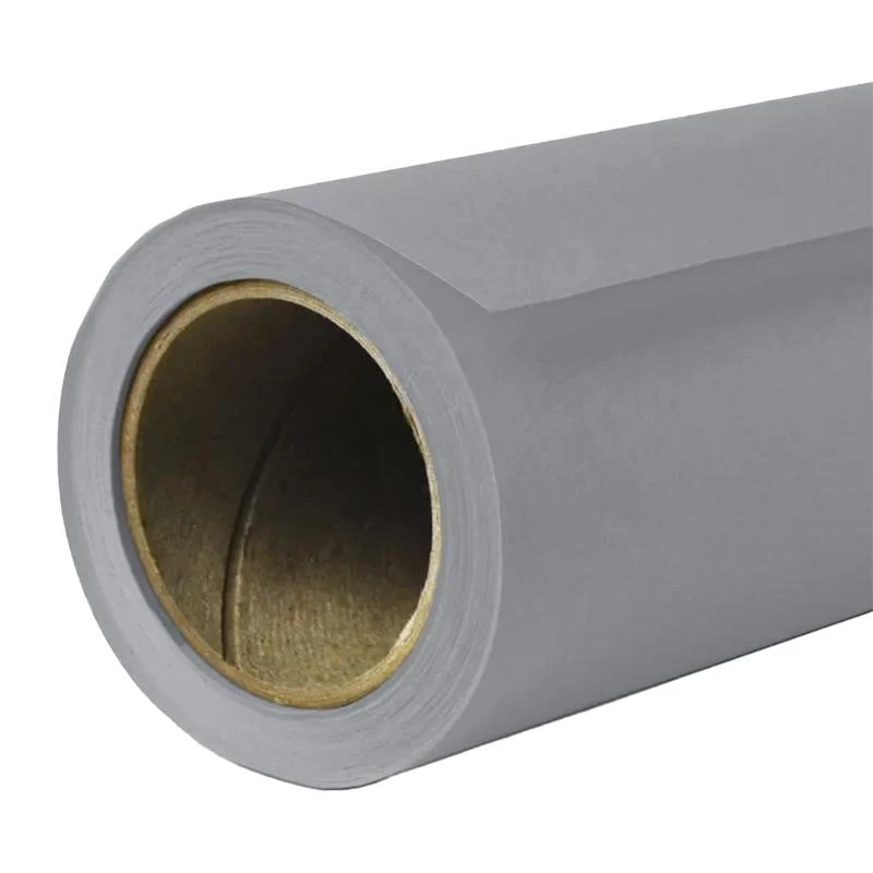 Fundo Fotográfico De Papel  Emaily 024 Dull Aluminum 2,72M X 10M