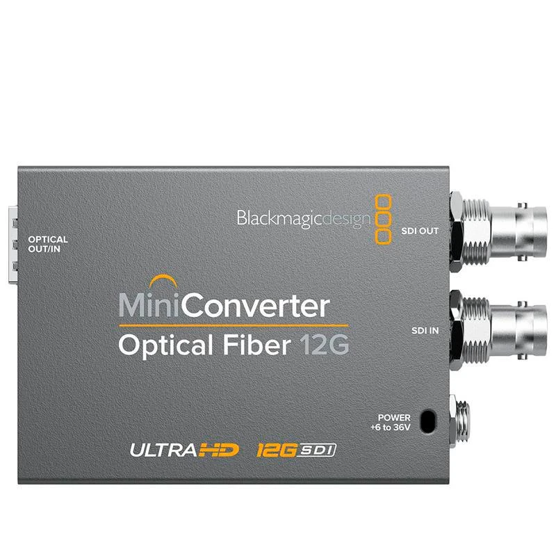 Mini Conversor Fibra Óptica 12G Blackmagic 
