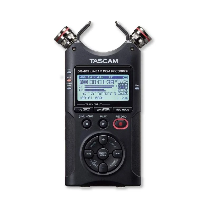 Gravador De Áudio Tascam DR-40X