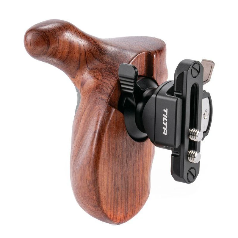 Tilta  Left-Side Wooden Handle (Nato Rail, Black) (TA-AWH8-L-B)