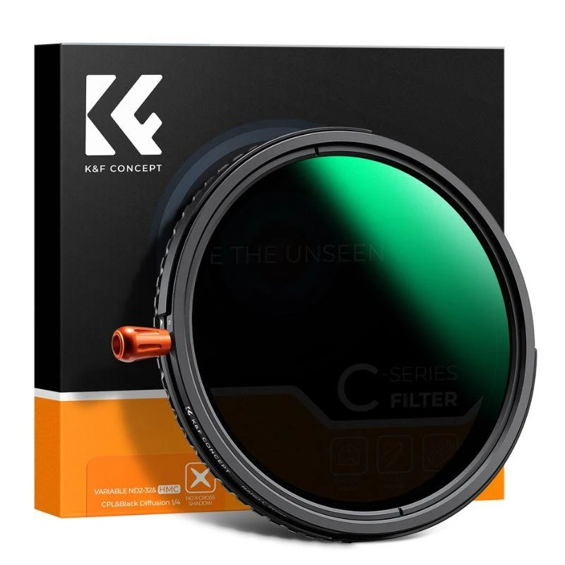 Filtro  K&F Concept 3 En 1 ND 2-32 CPL Black Mist 1/4 67MM (KF01.2067)