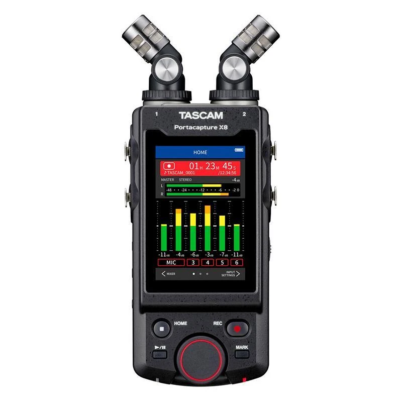 Gravador De Áudio Tascam X8 6-INPUT / 8-TRACK