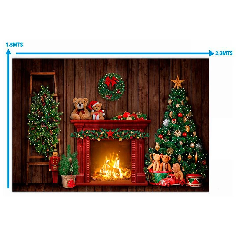 Fundo Fotografico de Natal 745H (220X150CM)