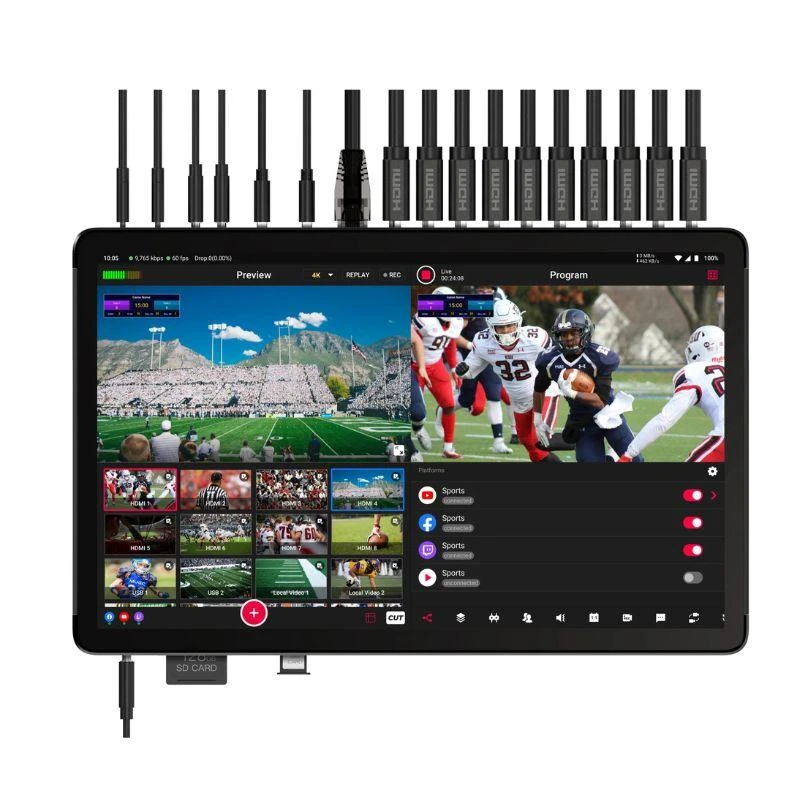 Transmissão De Video Yololiv Yolobox Extreme