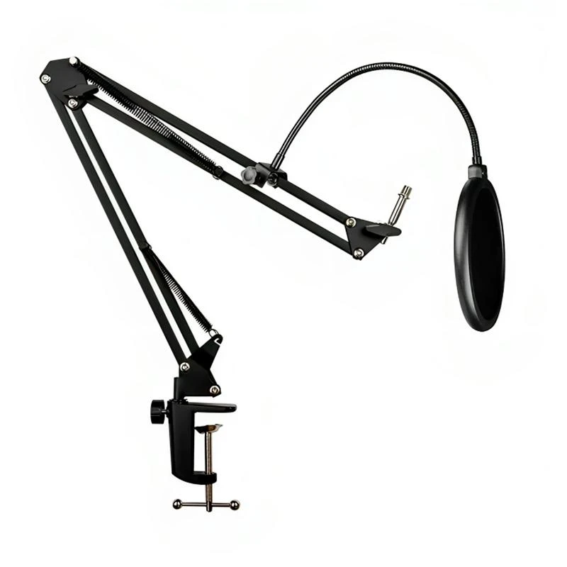 Braço Articulado Para Microfone Com Filtro Pop