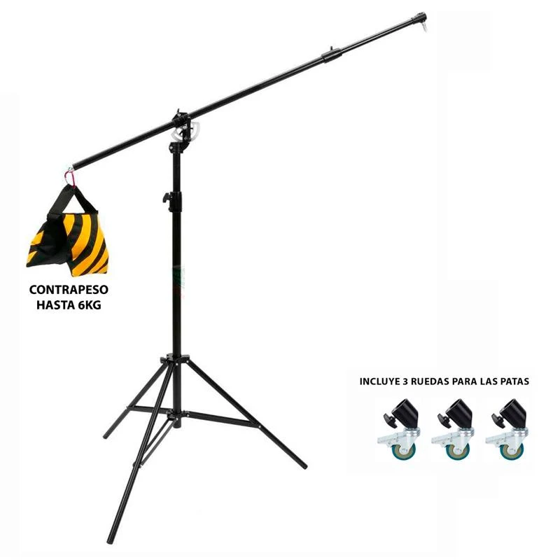 Tripe De iluminação C/Braço Jirafa