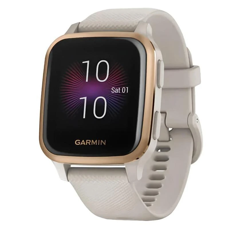 Relogio Smartwatch Garmin Venu SQ Music Light Sand/Rose Gold (010-02426-01)
