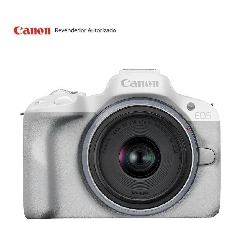Camera Canon Eos R50 Kit RF-S 18-45 MM (WHITE)