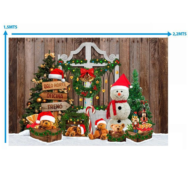 Fundo Fotografico de Natal 535H (2,20x1,50M)