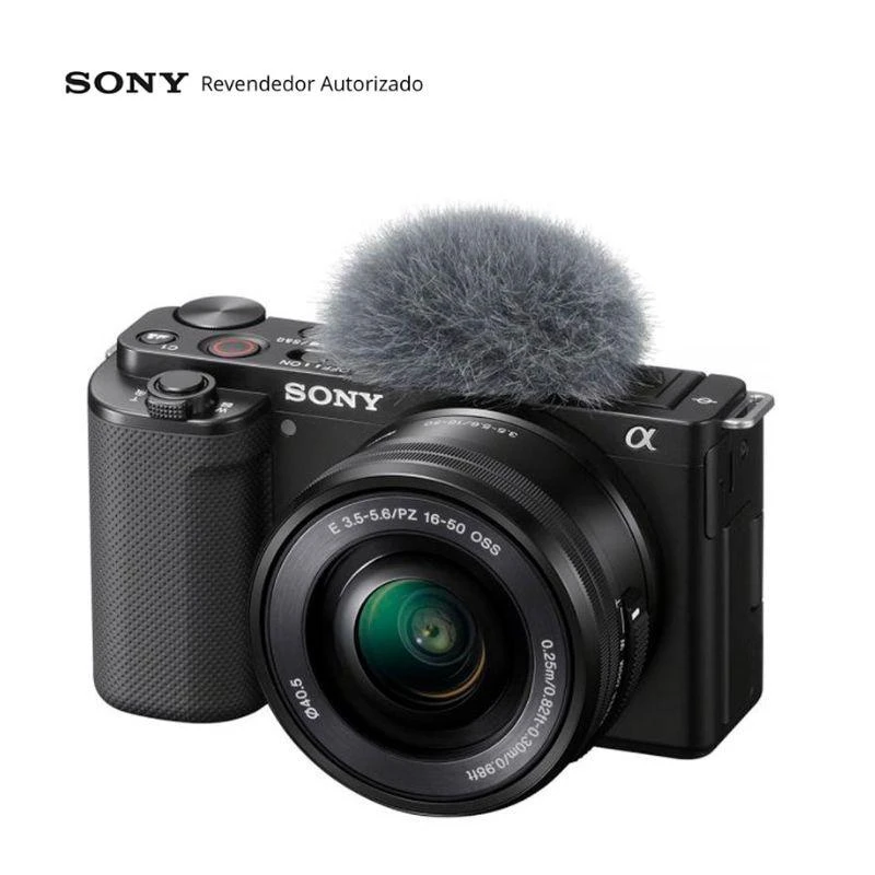Câmera Sony ZV-E10 Kit 16-50MM F/3.5-5.6 Oss - Preto (GB)